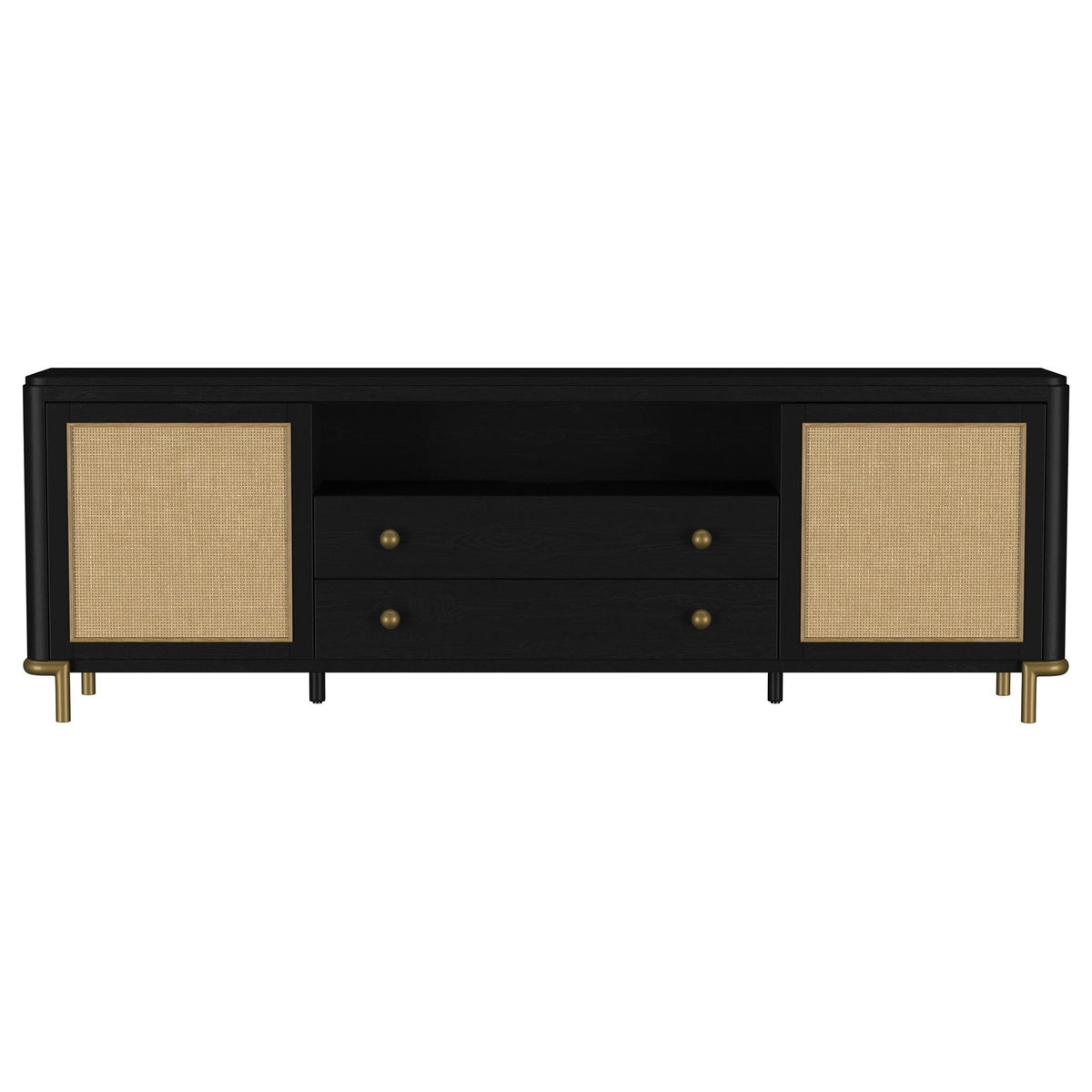 Benson - 2 Door TV Stand With Dual Drawers