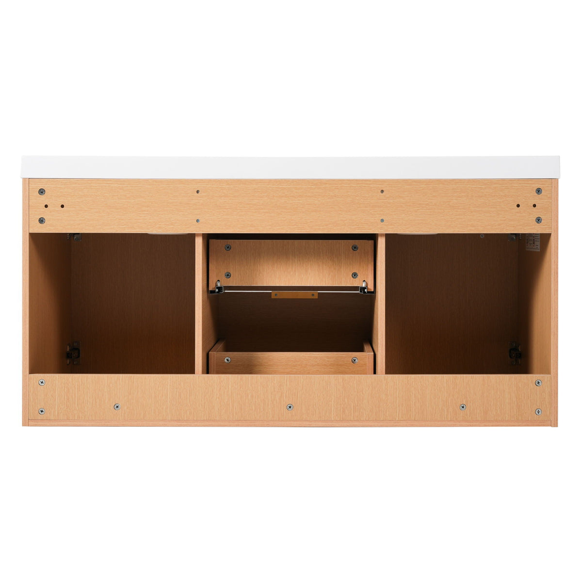 Modern Wall Mounted Bathroom Vanity, Soft Close Doors