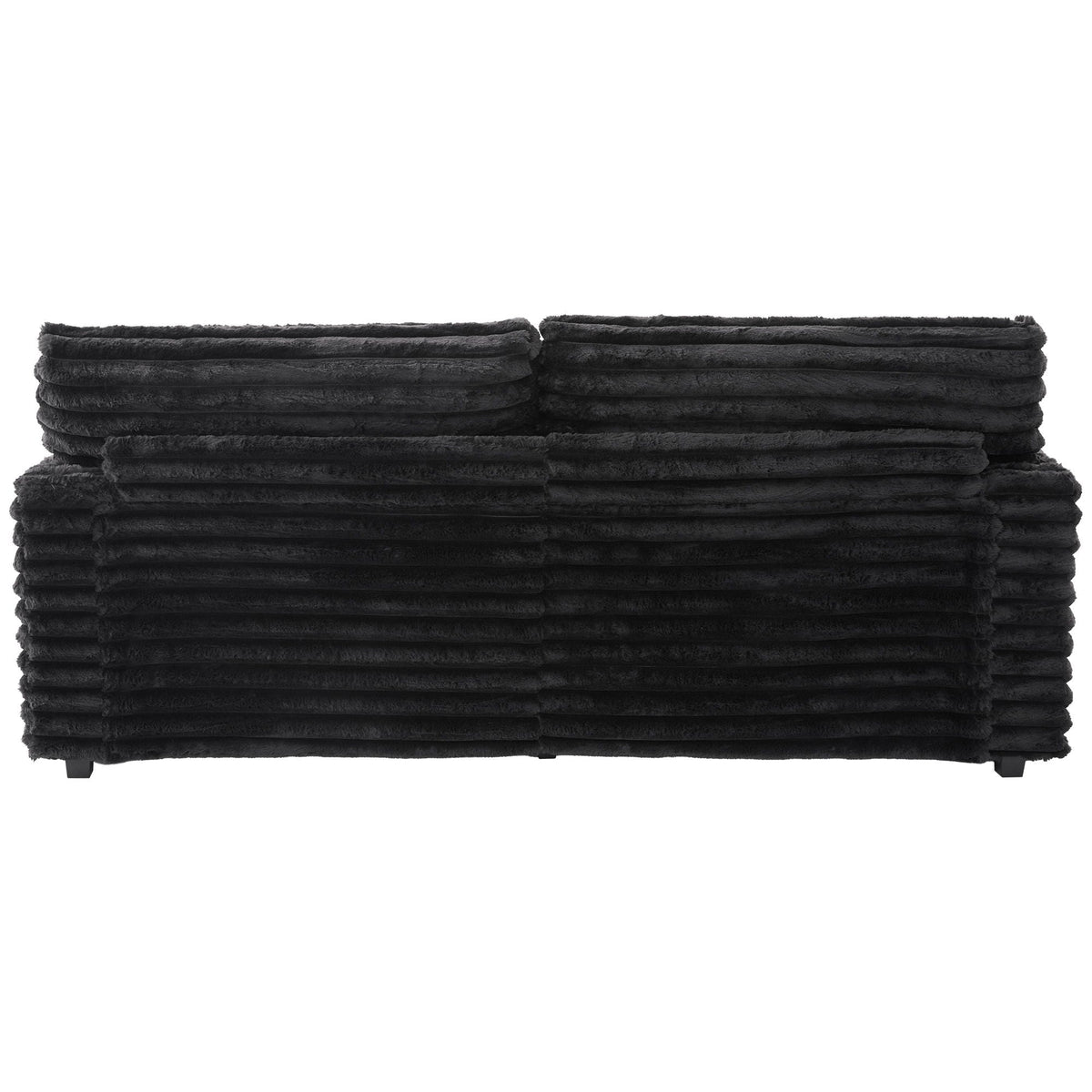 Oversized Double Chaise Lounge Sofa Bed With USB Ports And Cup Holders