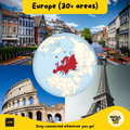 Europe (30+ areas) eSIM Internet Data Plan