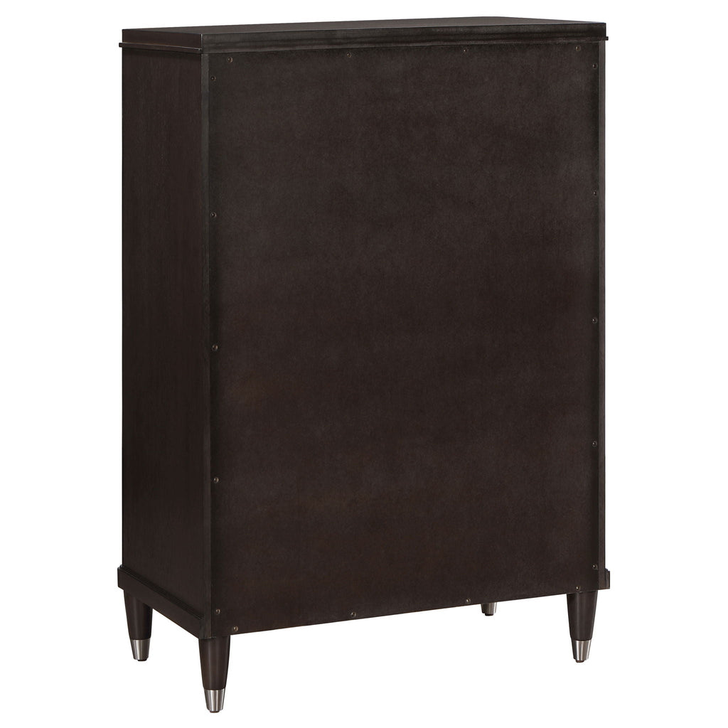 Niguel - 5 Drawer Chest Storage Furniture - Brown
