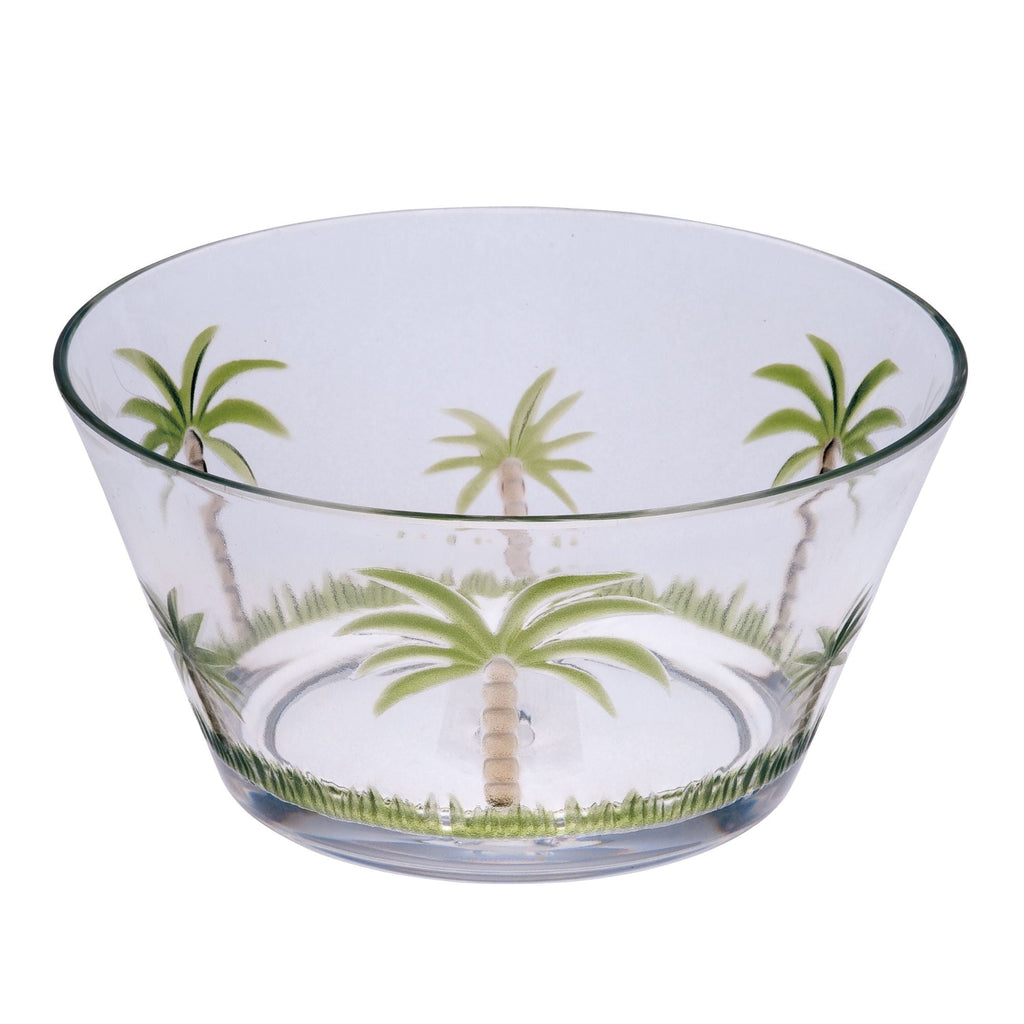 Palm Tree Acrylic Serving Bowls