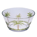 Palm Tree Acrylic Serving Bowls