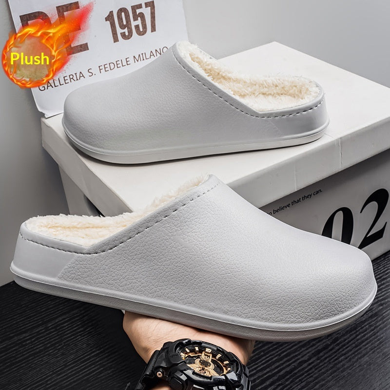 Faux Fur-Lined Waterproof Winter Shoes – Non-Slip Warm Outdoor Shoes
