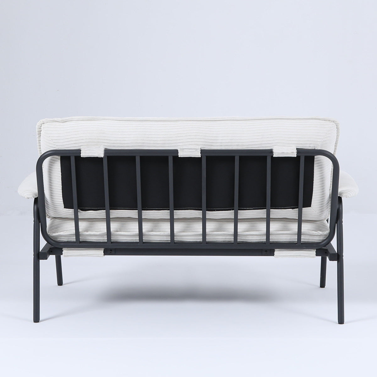 Modern Metal Frame Sofa With Sponge Filling For Compact Spaces And Versatile Use