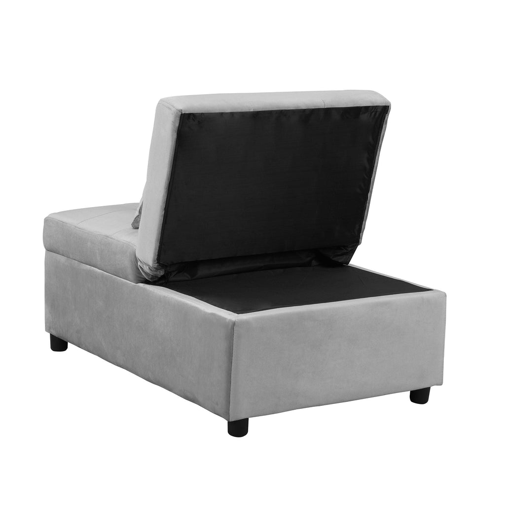 Versatile Folding Ottoman Sofa Bed Multifunctional Space Saver