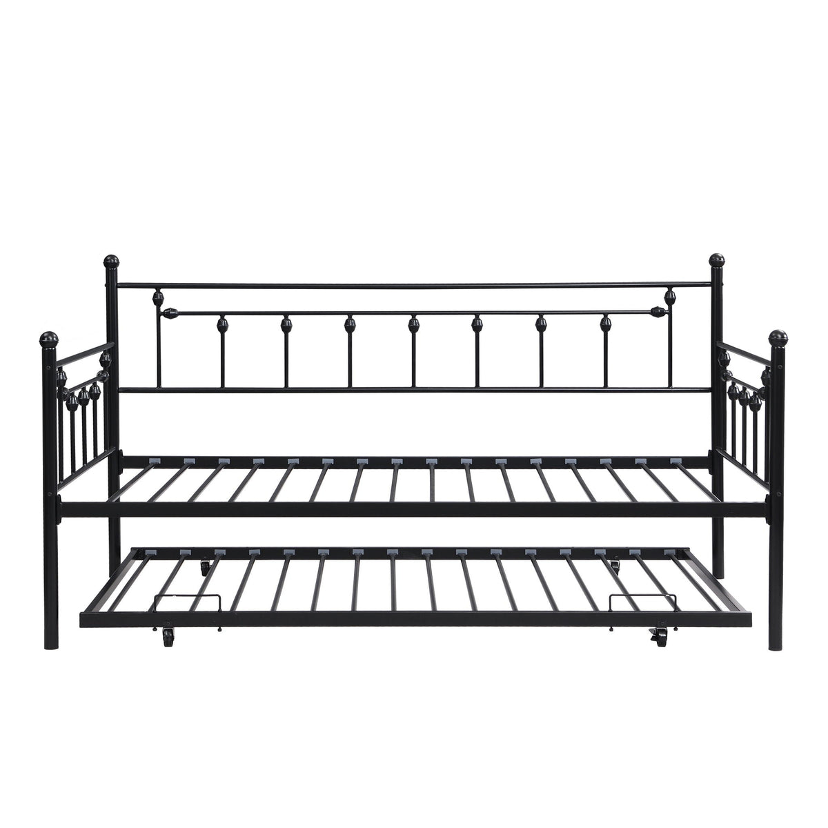 Twin Daybed With Trundle - Black