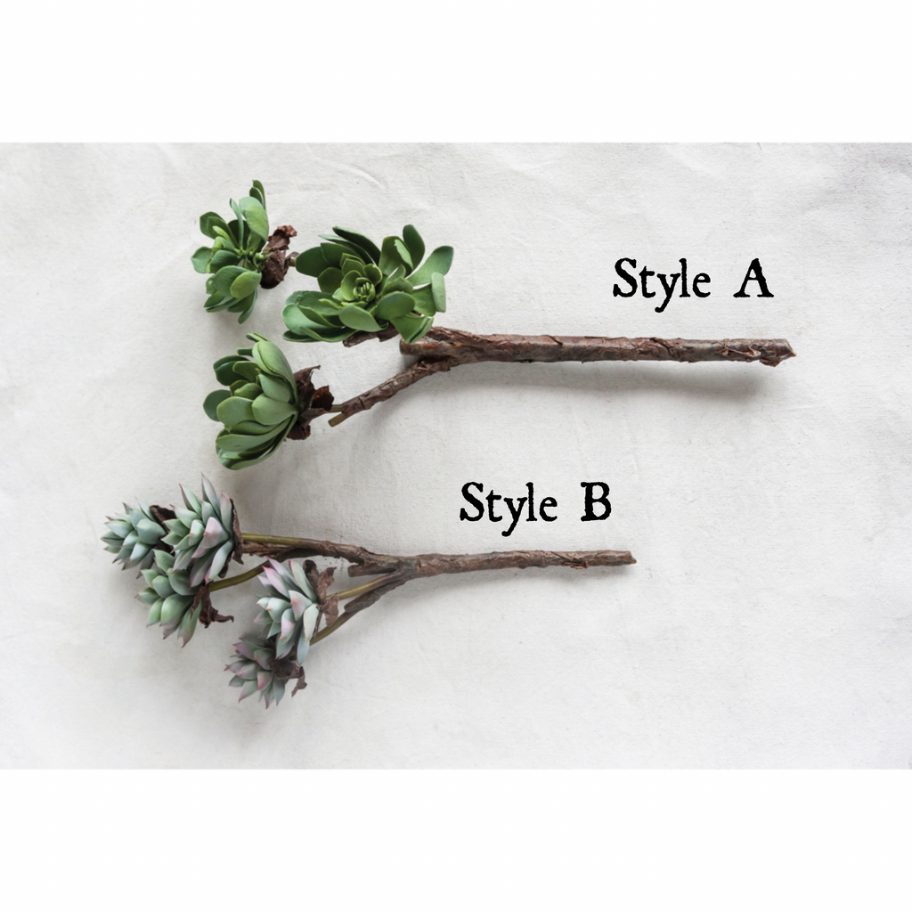 Faux Succulent Branches