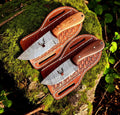 Ranch Cowboy Knives and Sheaths – Handmade Wirecut Damascus Blades