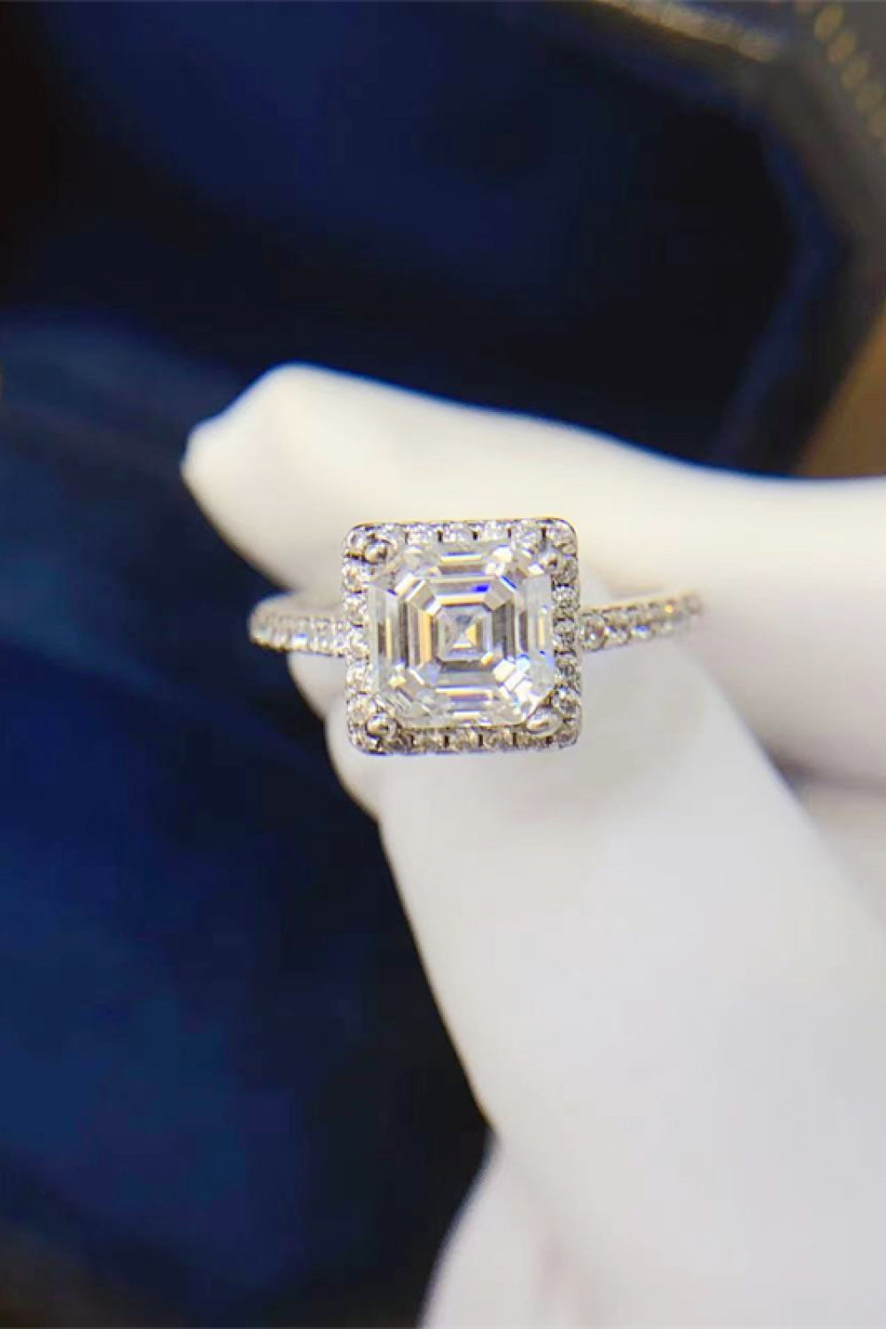 2 Carat Sparkala™ Platinum Over Pure Sterling Silver Ring