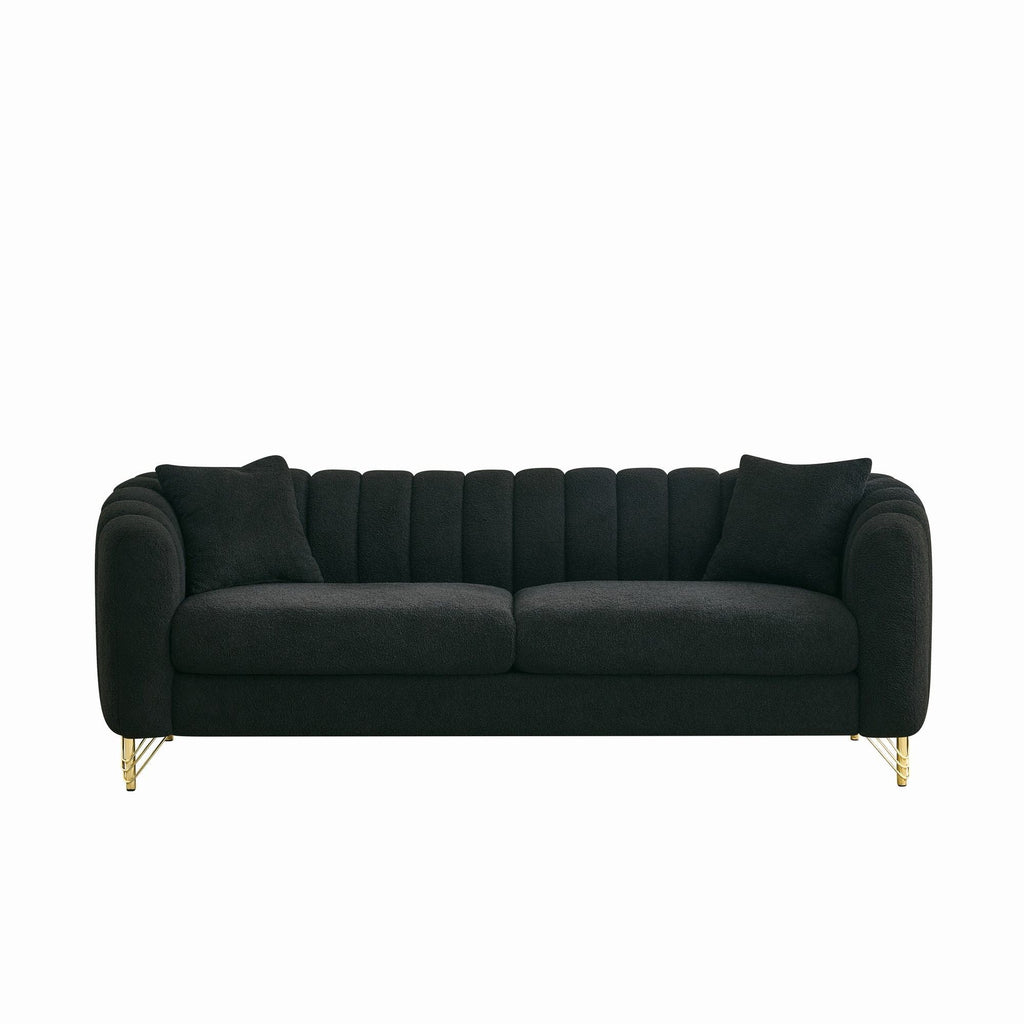 Tufted Oversized Sofa For Living Spaces