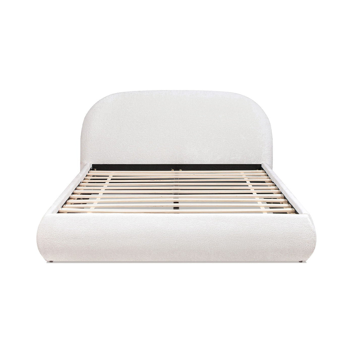 Archie Puffy Grounded - Upholstered Platform Bed