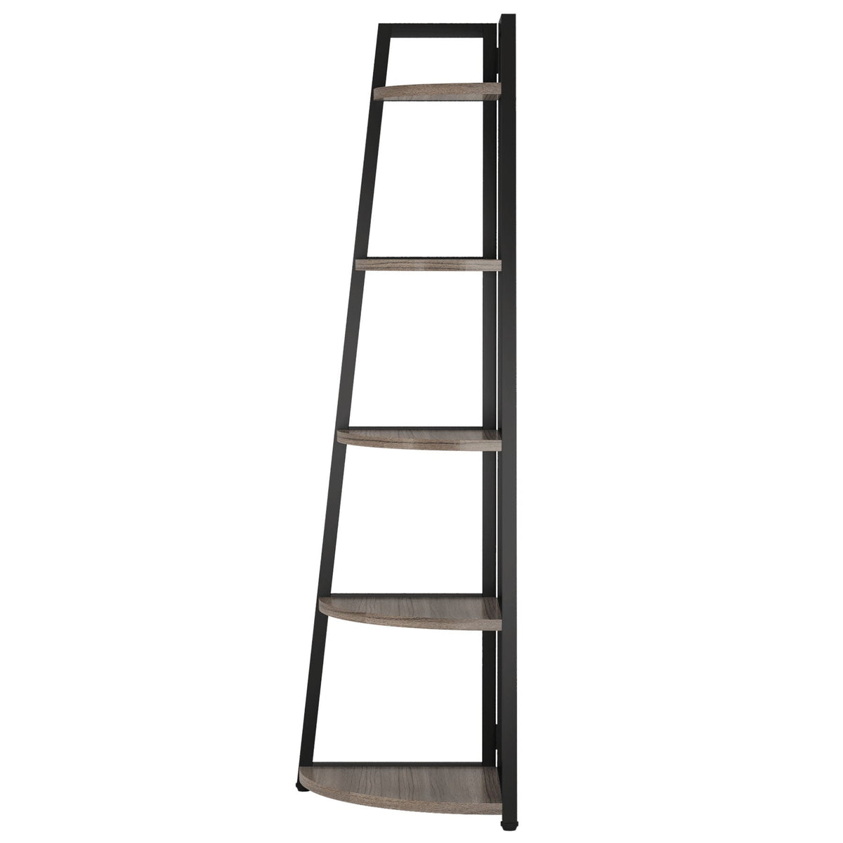 Tall 5 Tier Corner Bookshelf For Living Room