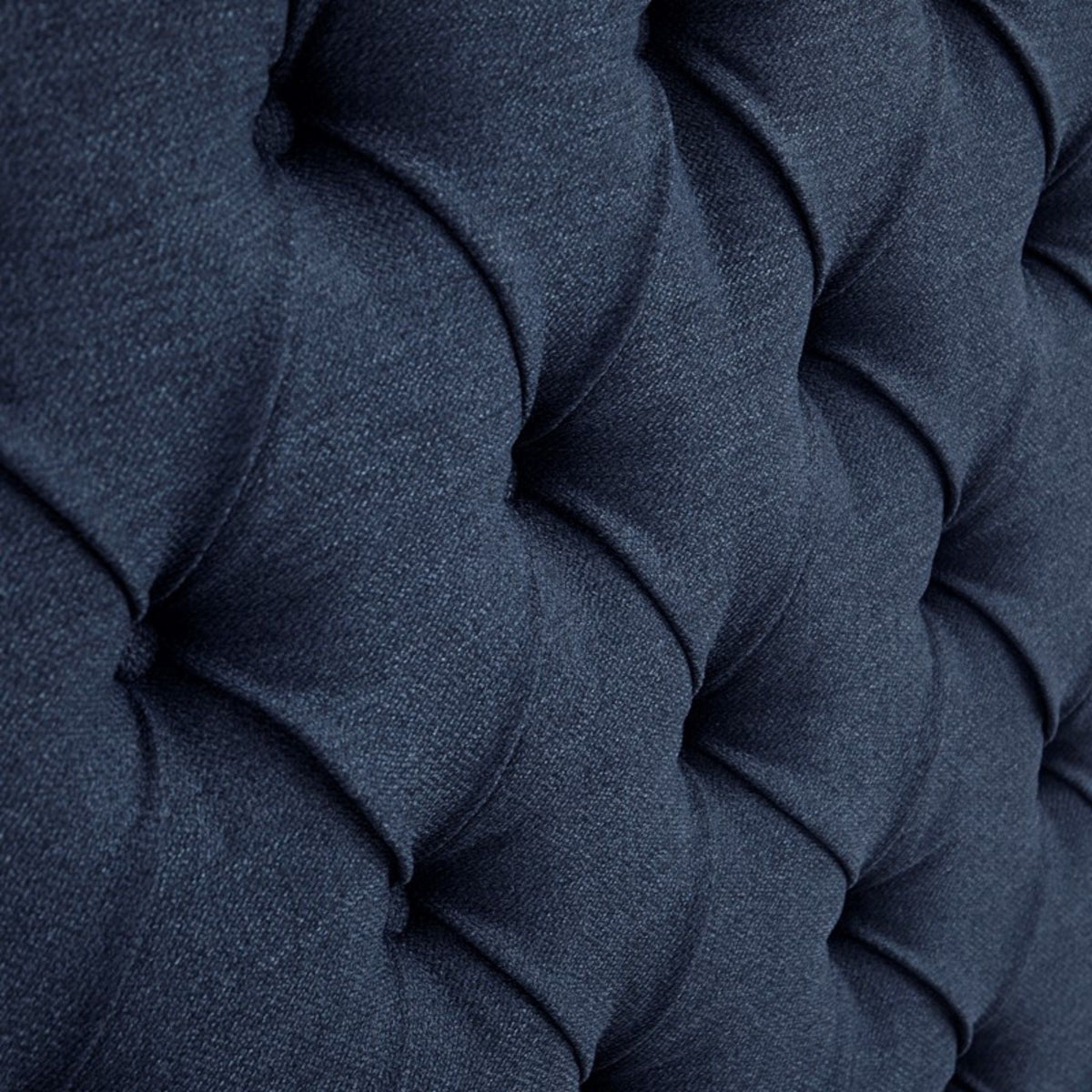 Transitional Upholstery Headboard With Tufted Buttons And Nailhead Trim