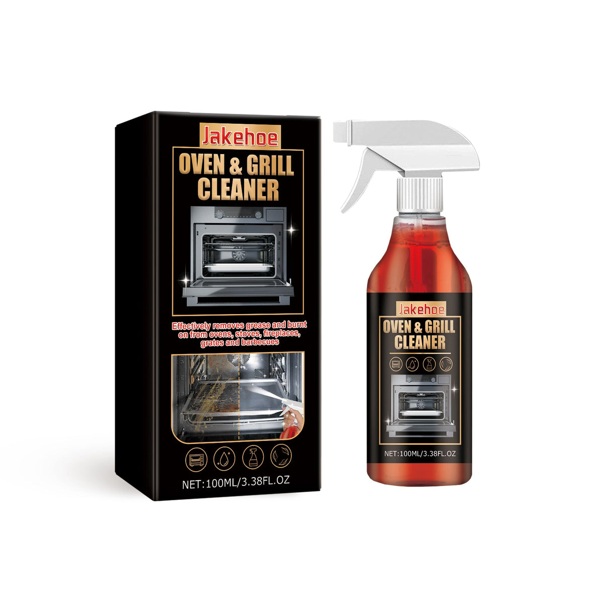 Oven & Grill Cleaner, Oven Grill Special Decontamination, Deodorization, Odor, Odor And Oil Remover