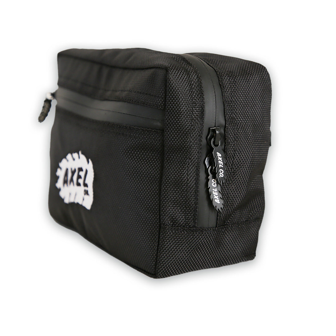 Black Canvas Motorcycle Bar Bag