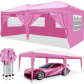 10'x20' EZ Pop Up Canopy Outdoor Portable Party Folding Tent with 6 Removable Sidewalls