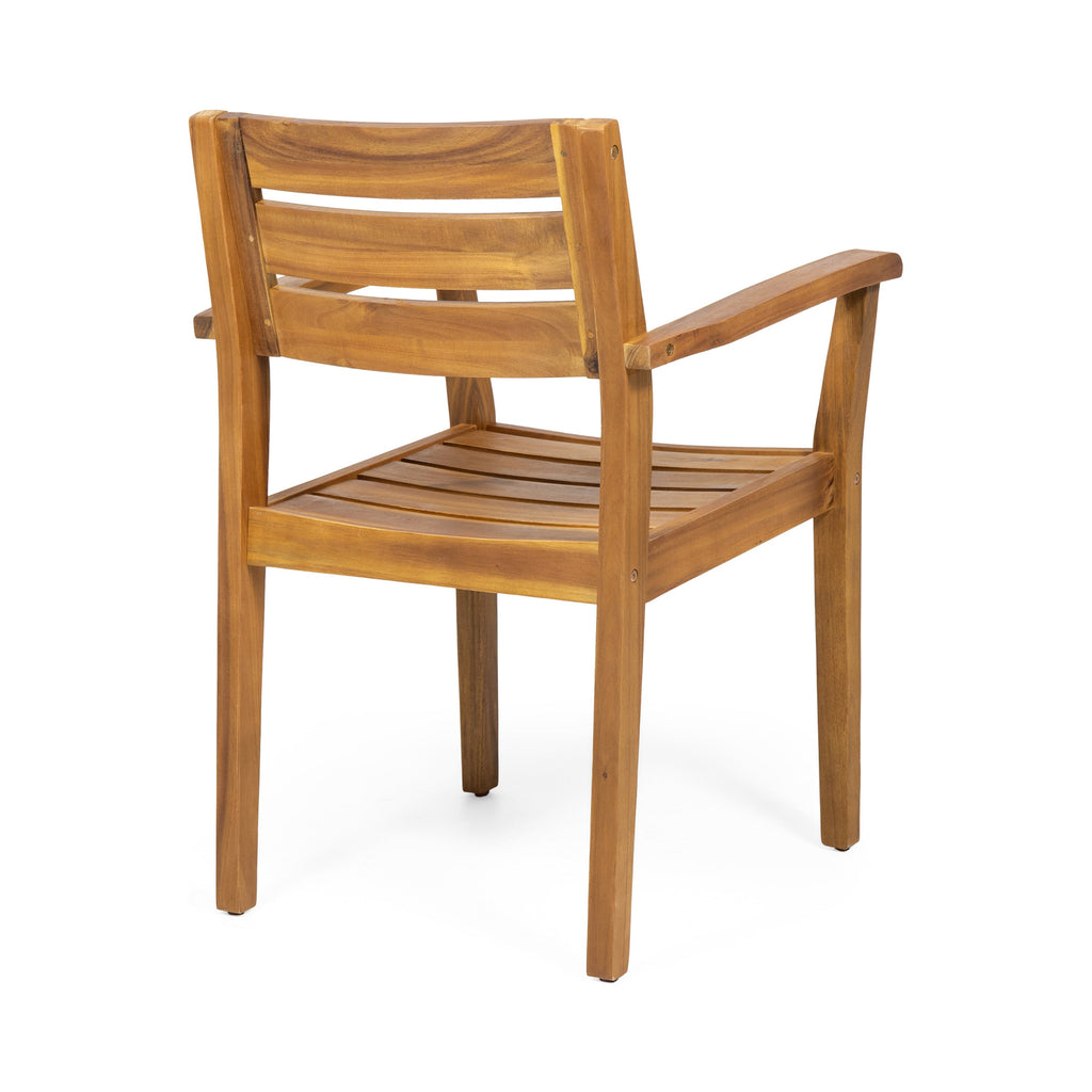 7-Piece Acacia Wood Outdoor Dining Set