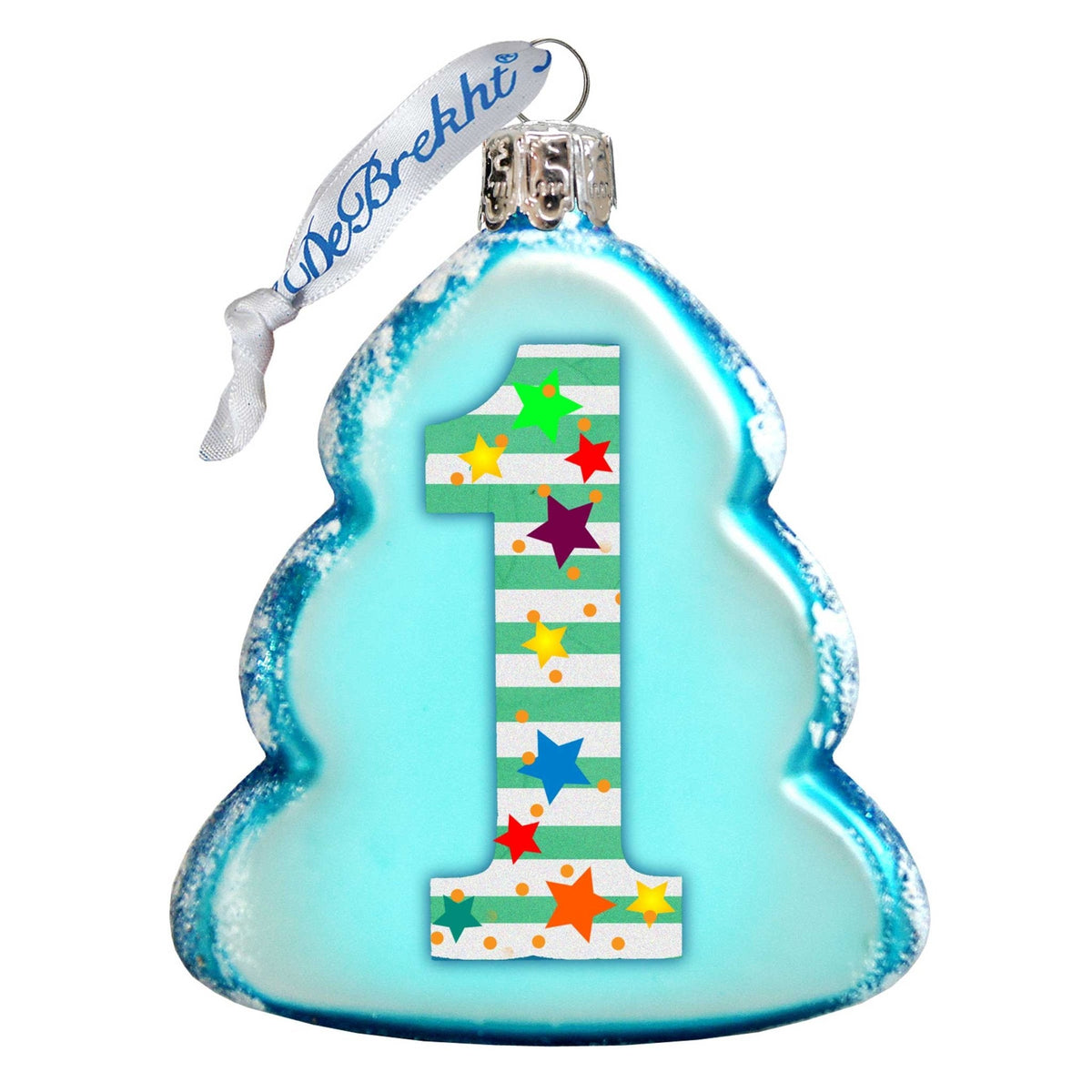 1 Mini Mercury Glass Ornament by G. Debrekht - Love Family Kids Decor - 770001