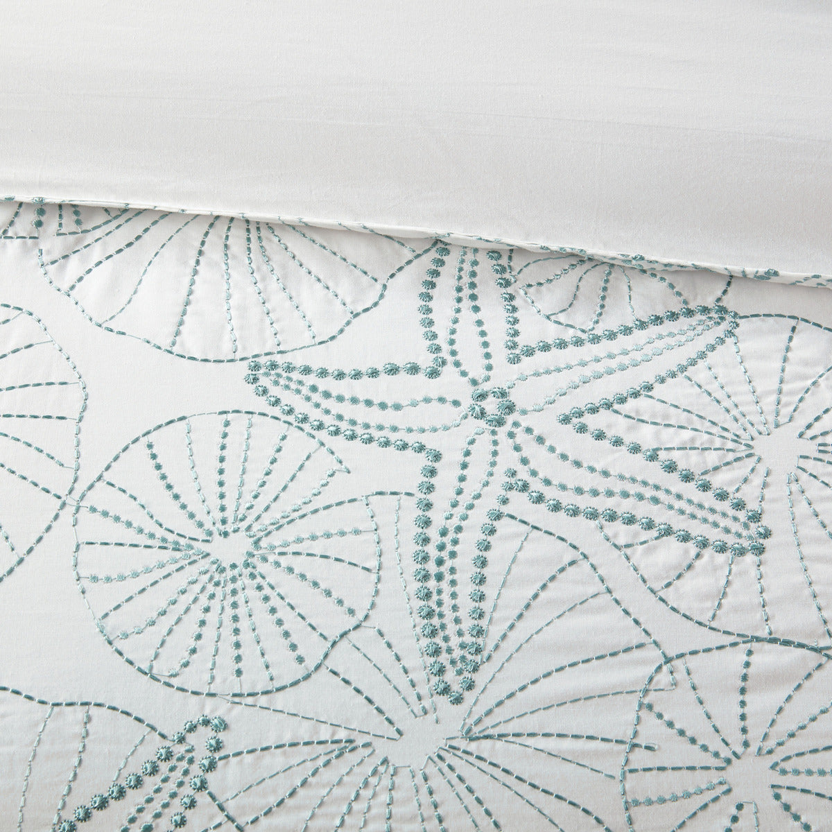 Duvet Cover Mini Set White Full/Queen