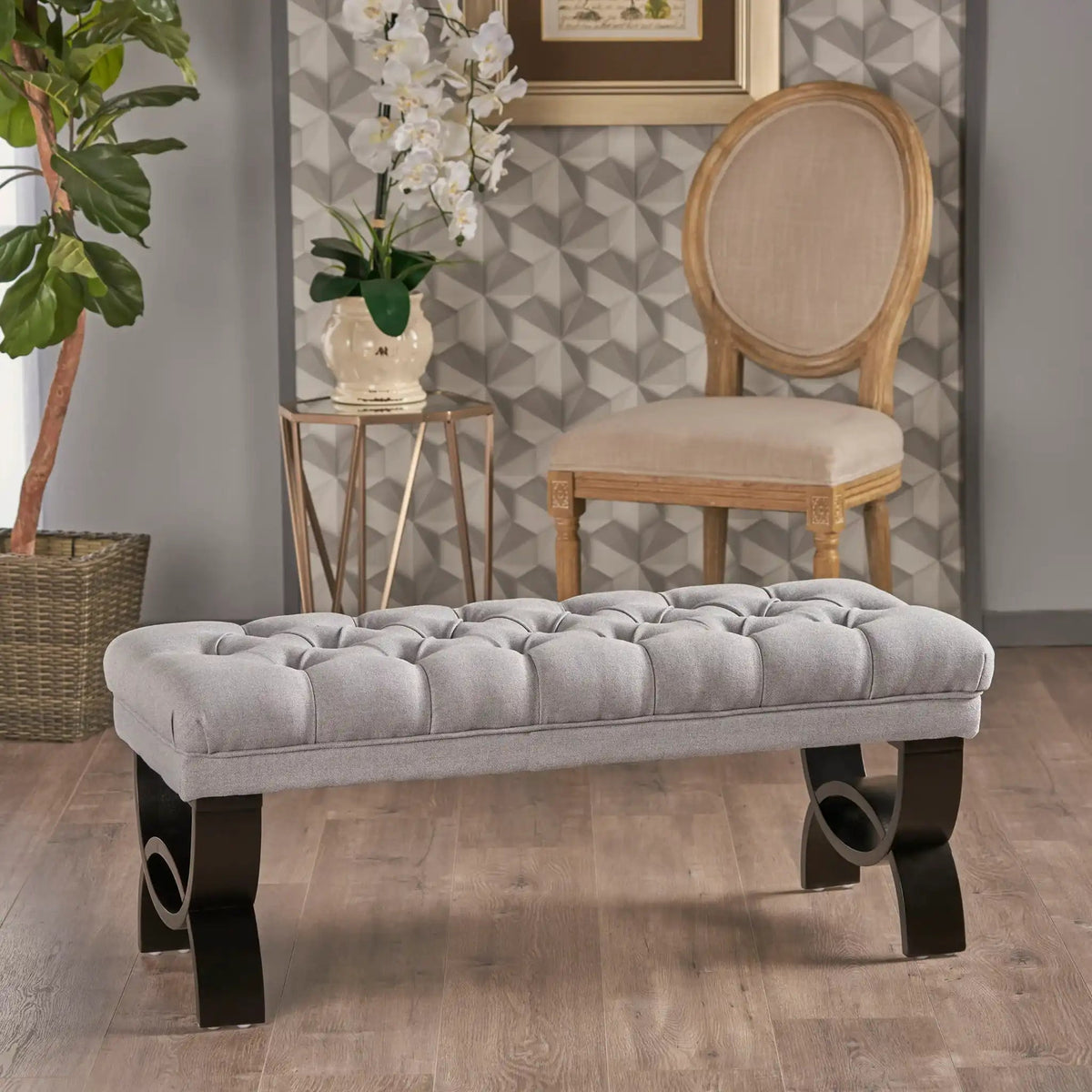 Hilton Ottoman Bench Classic Style