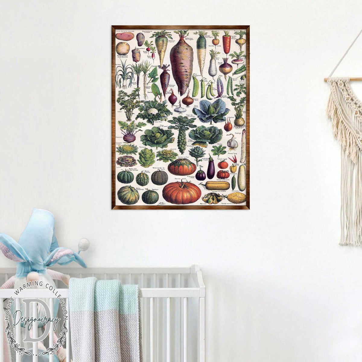 Root Vegetables Wall Decor - Kids room - ABC 123 Kids - Homeschool I Educational Poster - Art for kids - Vegetables - Classroom Decor 310226