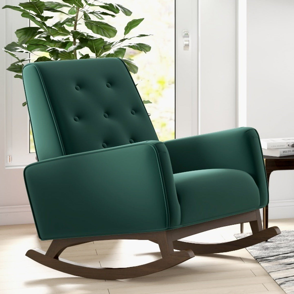 Demetrius - Solid Wood Rocking Chair