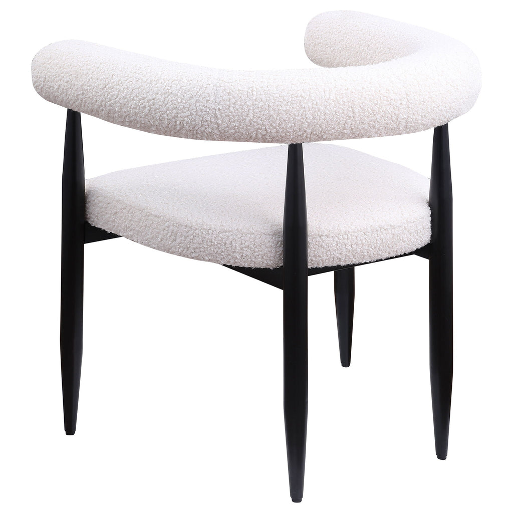 Dorgan - 5 Piece Round Dining Set - Black