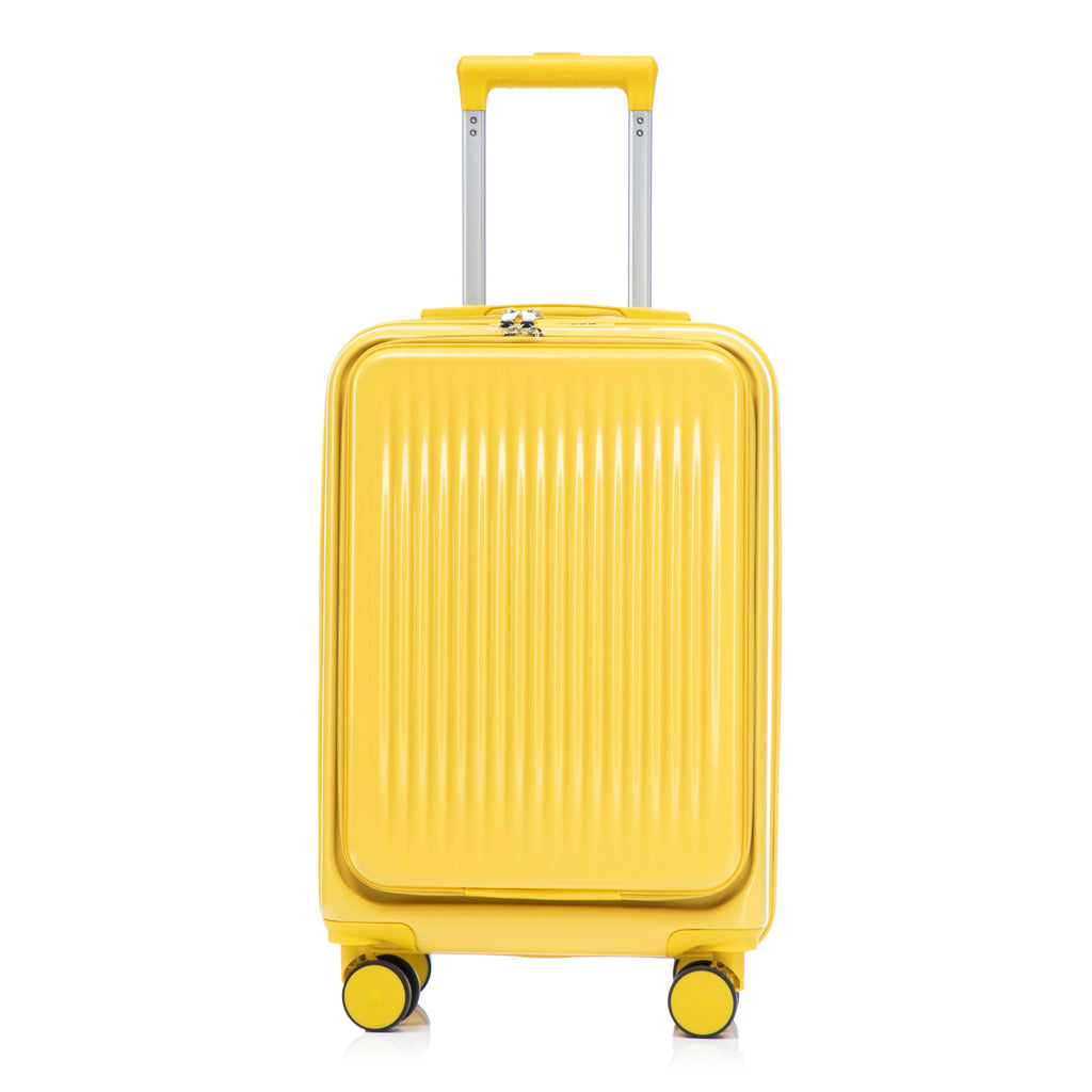 14'/20' 2-Piece ABS Spinner Wheel Luggage Set with Combination Lock