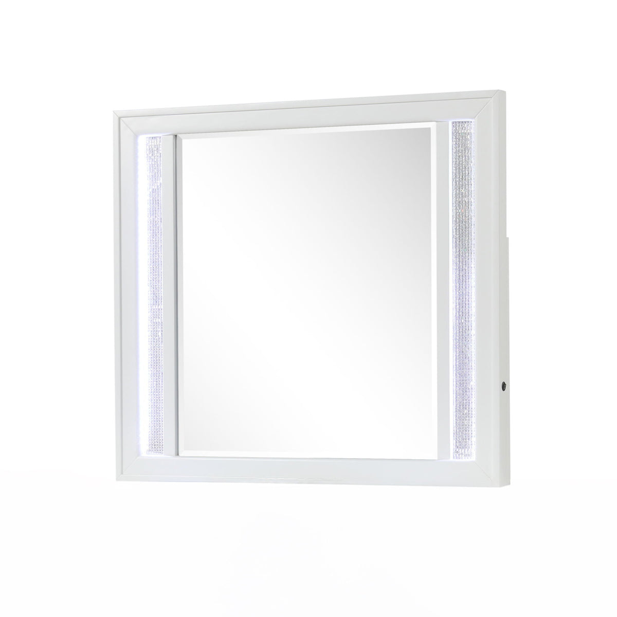 Abigale - Mirror For Dresser Top Made With LED (Includes Only Mirror) - White