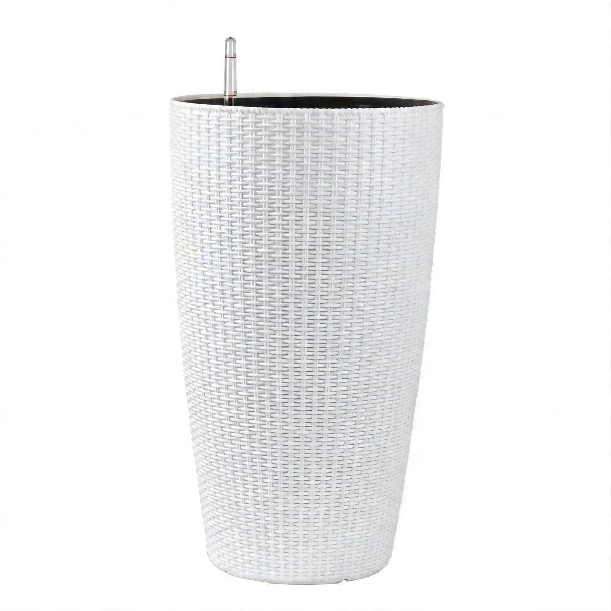 Tall Planters Set With Water Level Monitor And Auto Watering