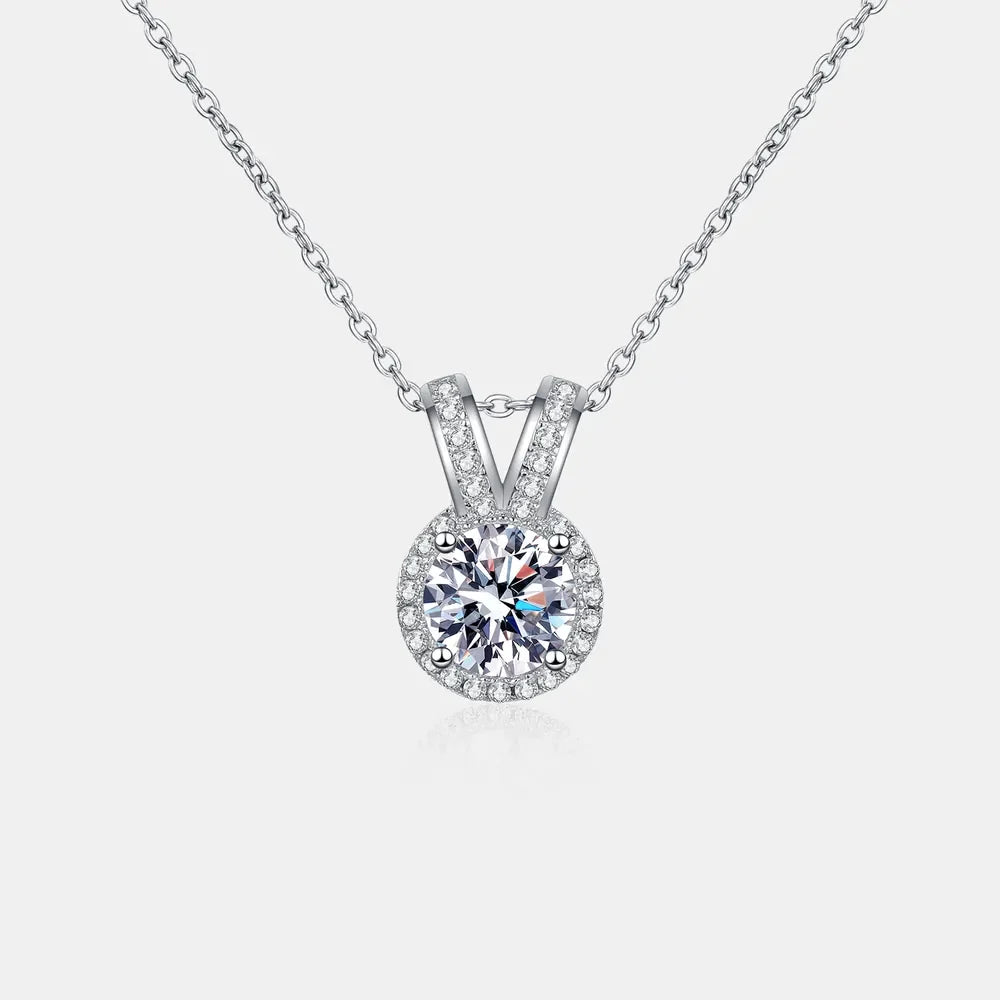 1 Carat Sparkala™ Rabbit Ears Shape Pendant Necklace