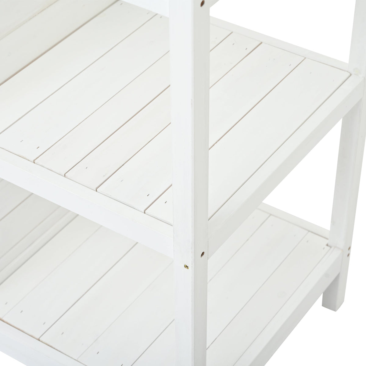 Topmax 66" Large Outdoor Farmhouse Wooden Potting Bench Table