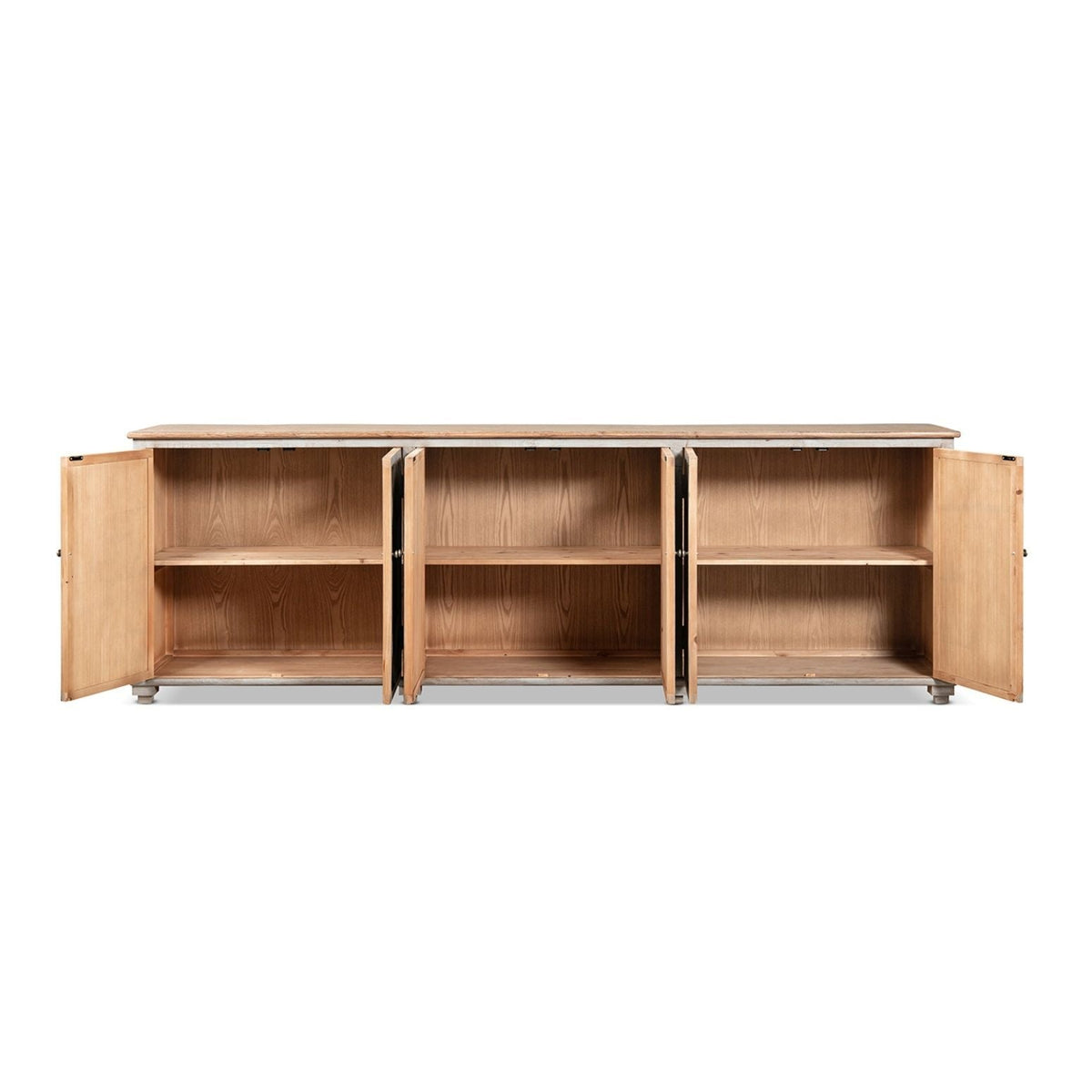 Colette - 6 Door Cabinet Sideboard - Brown