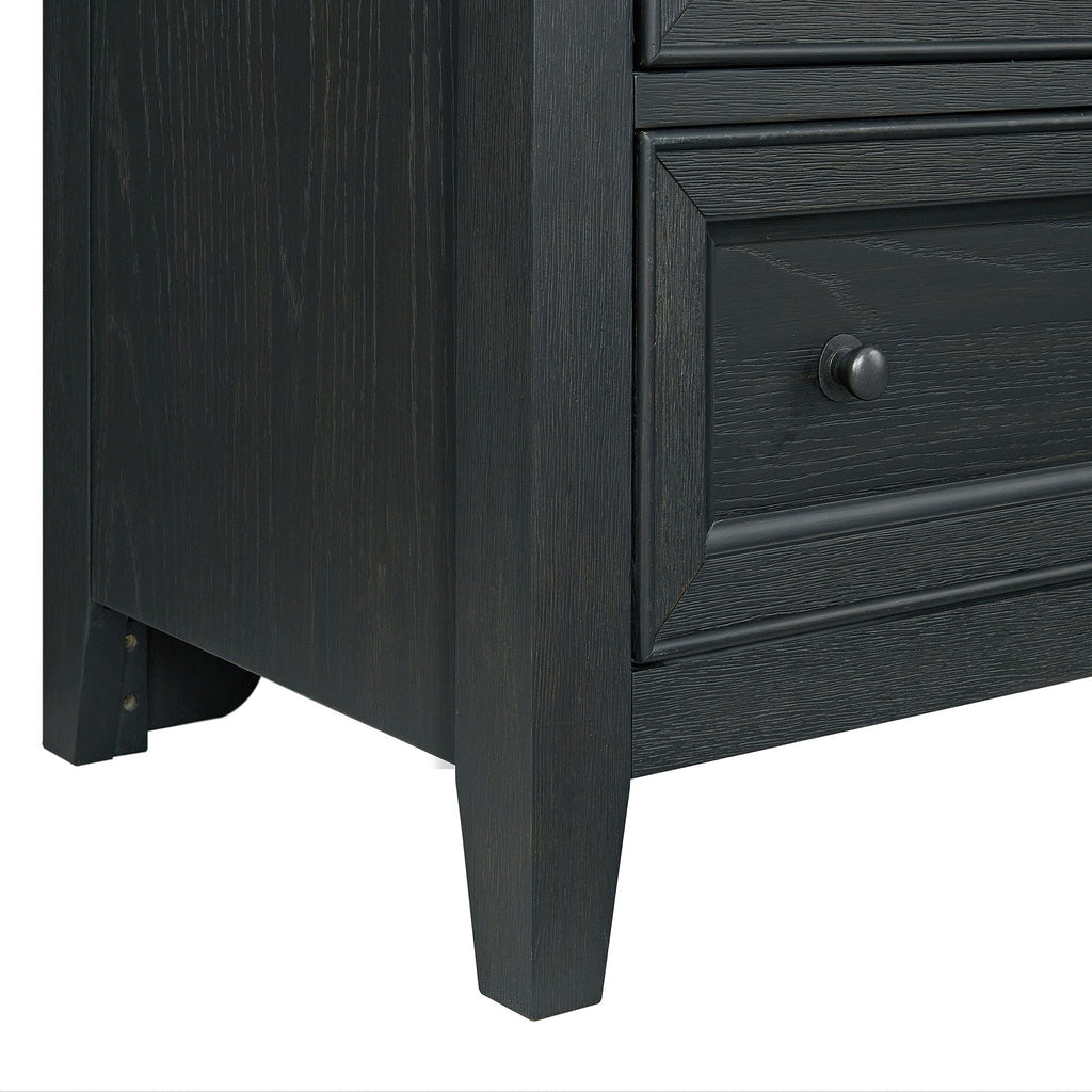 6 Drawer Chest With Knobs And Smooth Slides