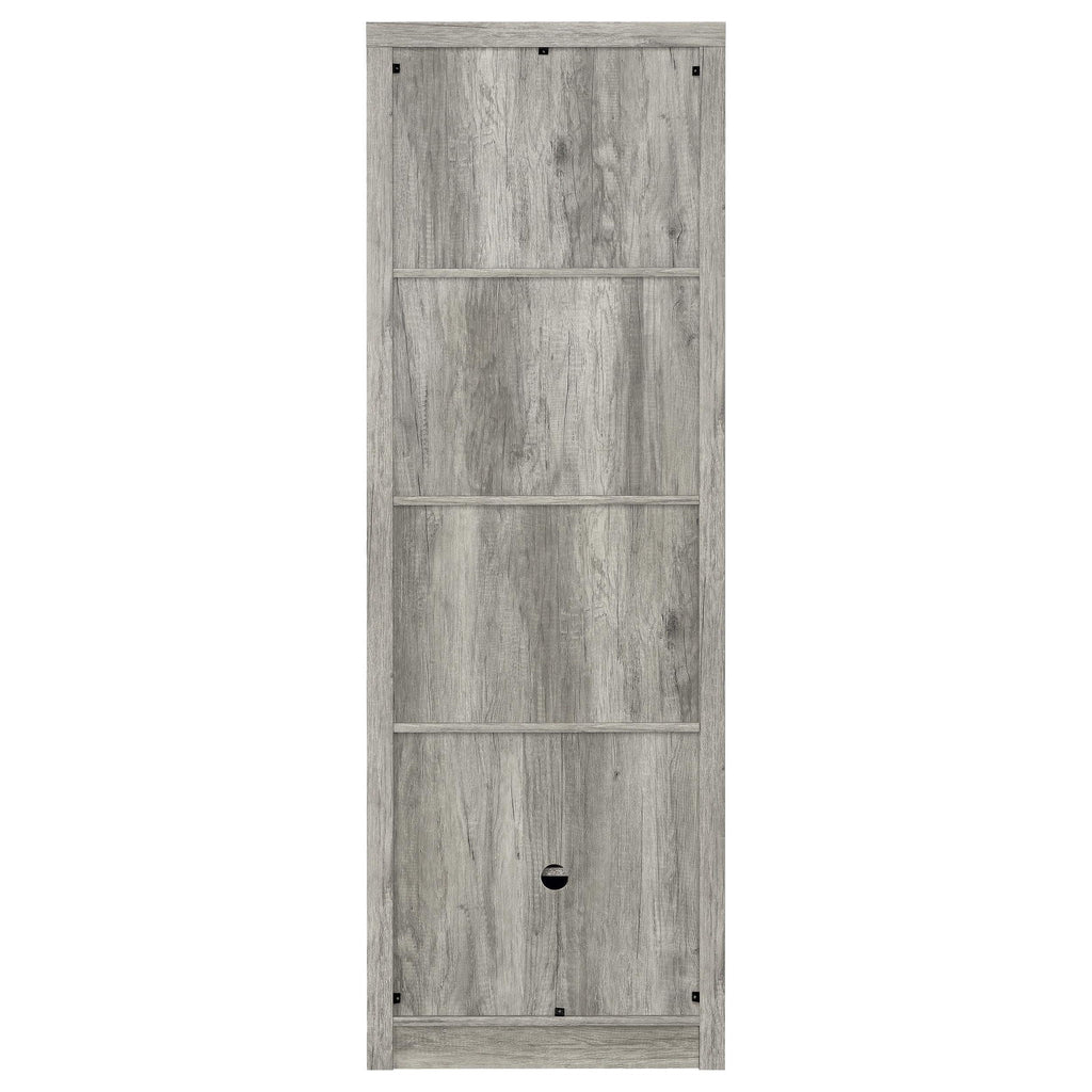 Conifer - 3 Shelf Media Tower - Gray