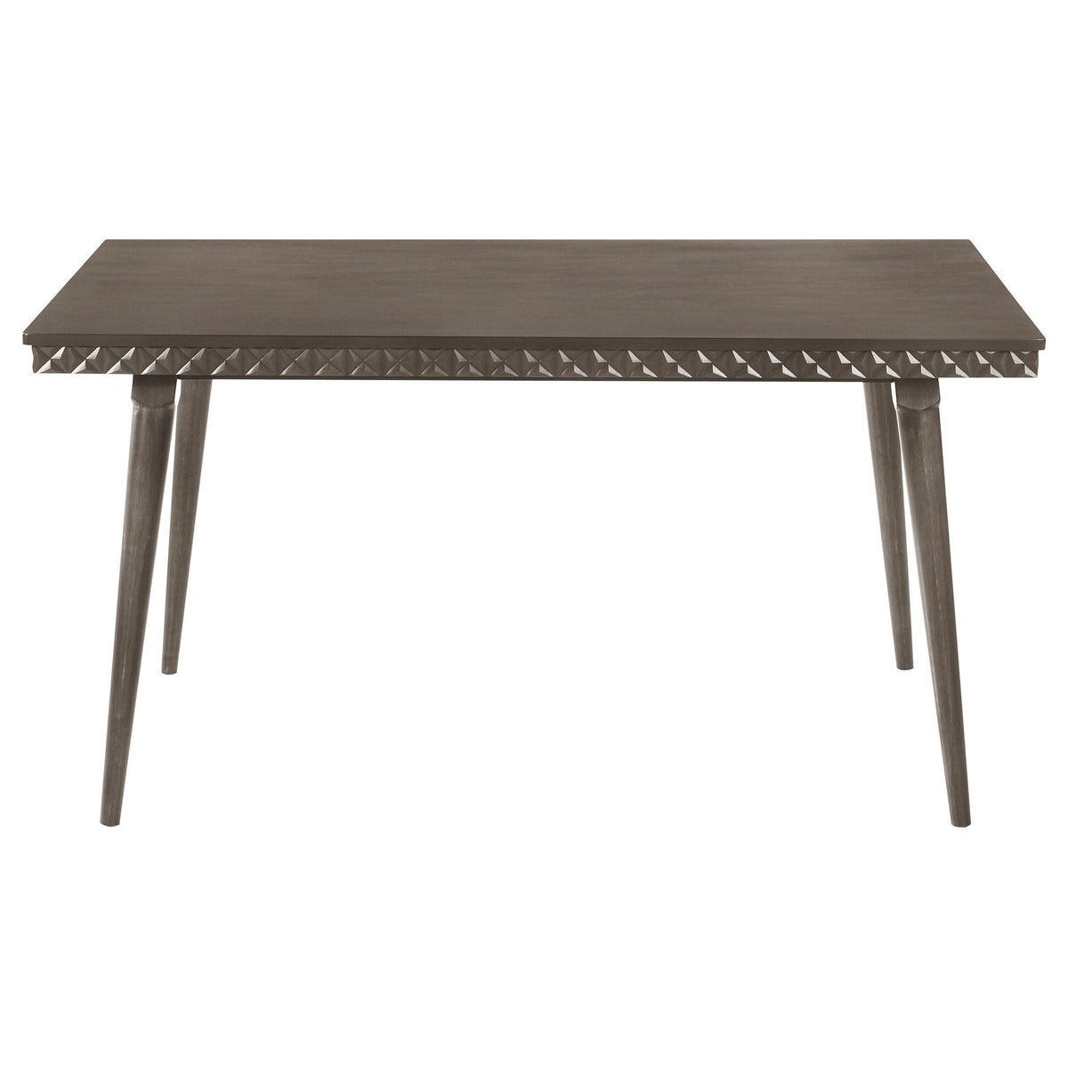 Perkins - 5 Piece Rectangular Dining Set With Chairs - Dark Brown