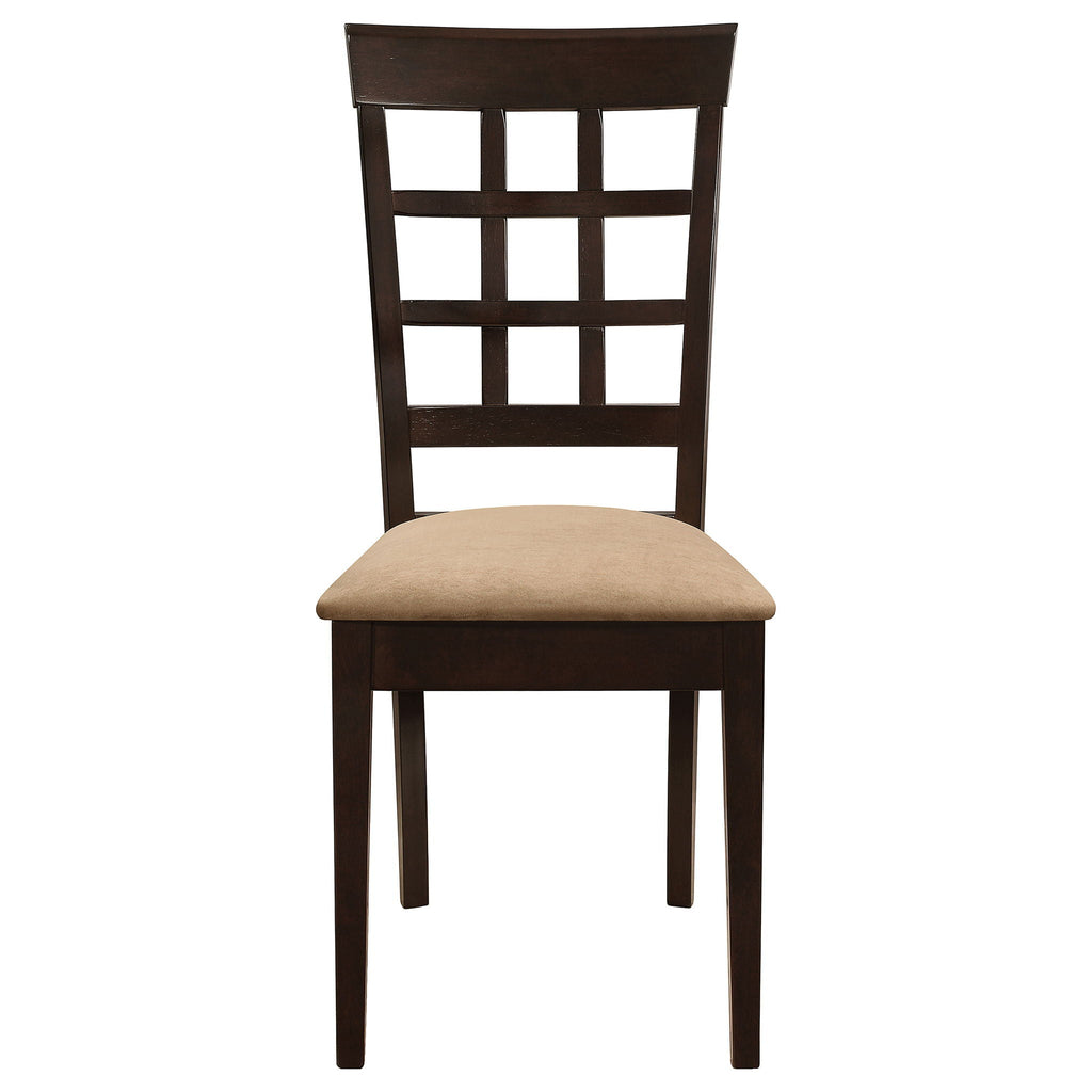 Lattice Back Dining Chair (Set of 2) - Brown