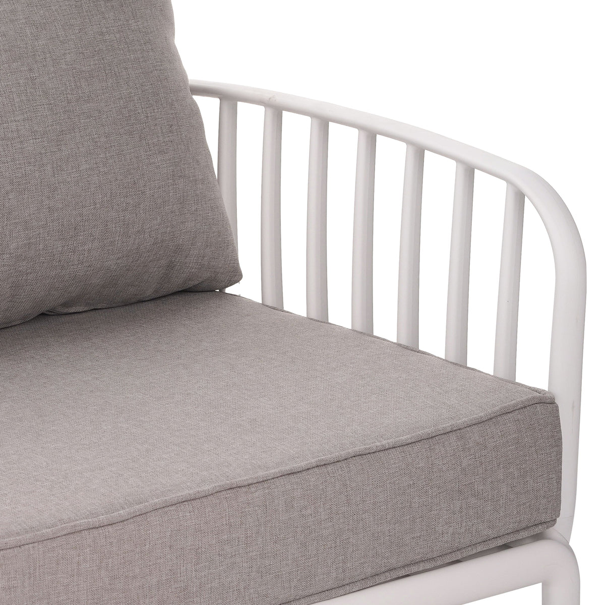 The Sleek All-Weather Resin Outdoor Loveseat and Coffee Table Set