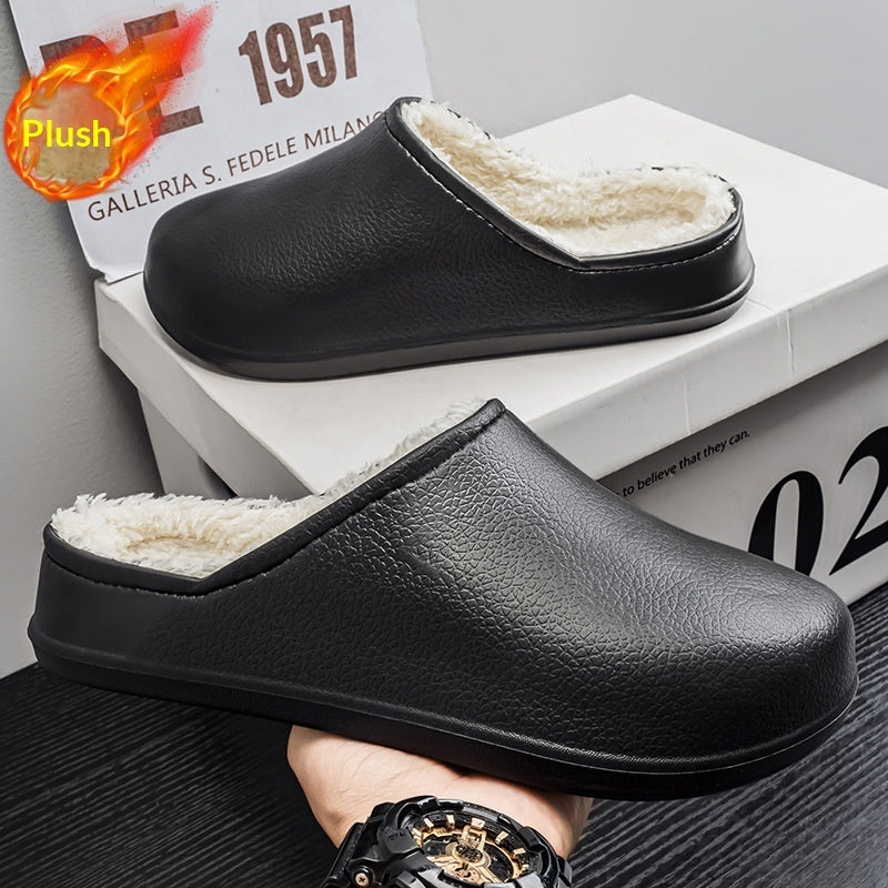 Faux Fur-Lined Waterproof Winter Shoes – Non-Slip Warm Outdoor Shoes