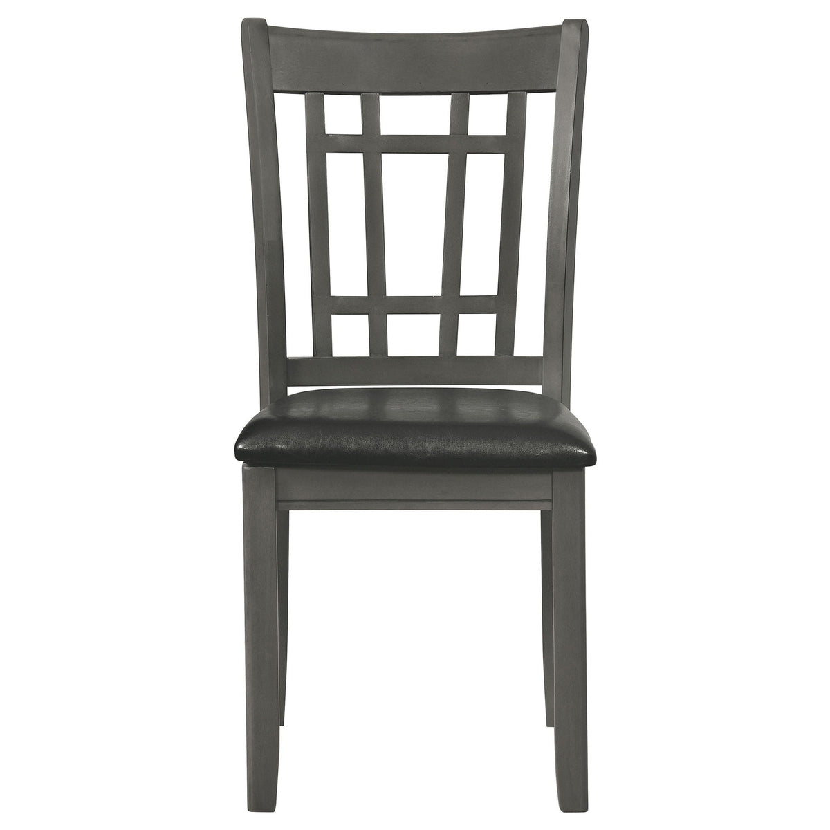 Ingall - 5 Piece Set With Storage Table And Upholstered Chairs - Medium Gray