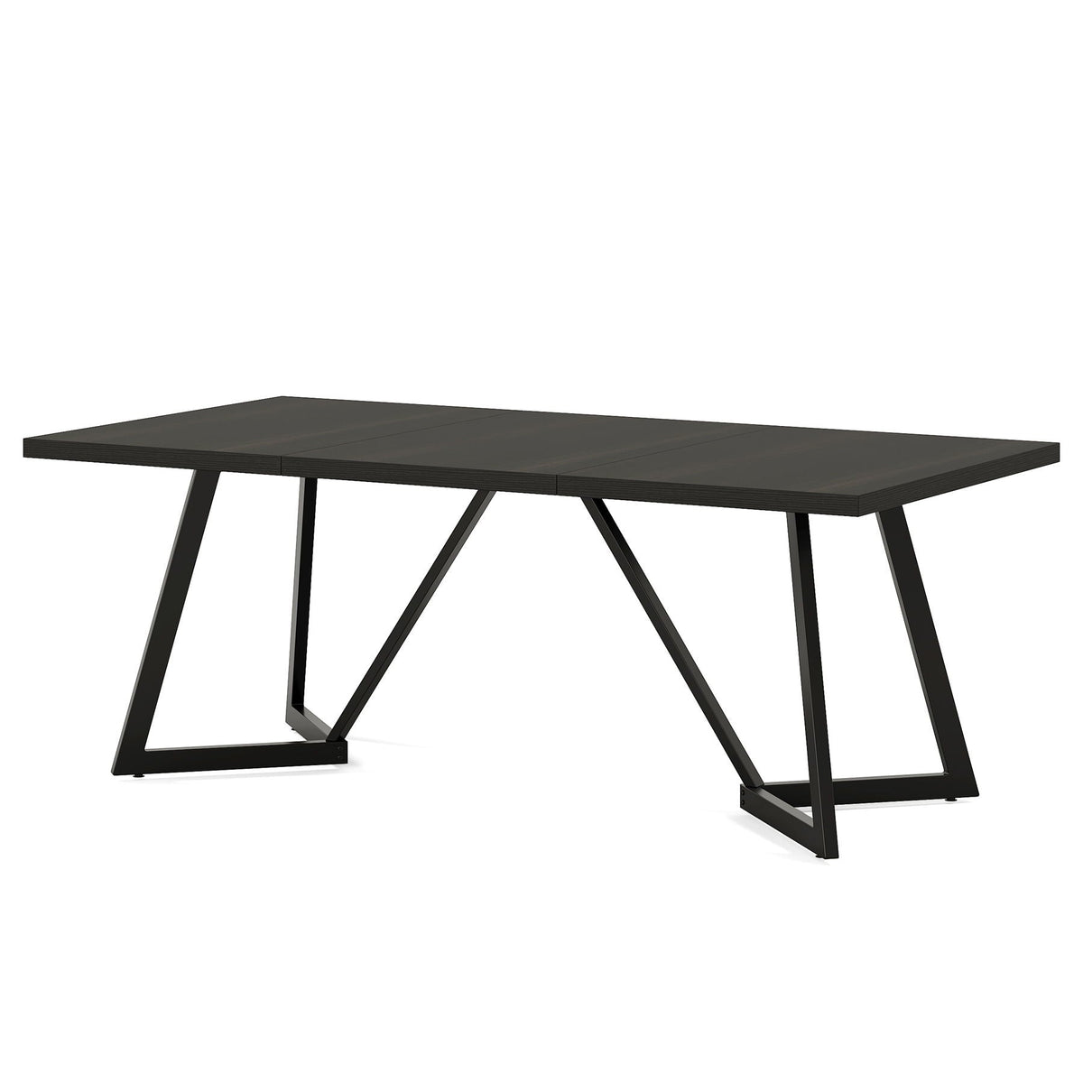 Rectangular Dining Table For 6 - 8 People - Black