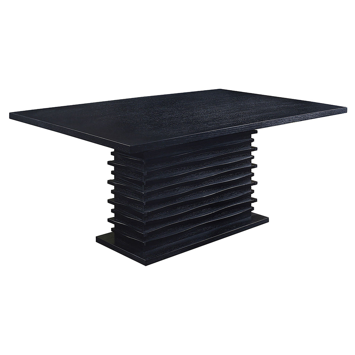 Shandra - 5 Piece Dining Set Tabletop And Upholstered Side Chairs - Gray
