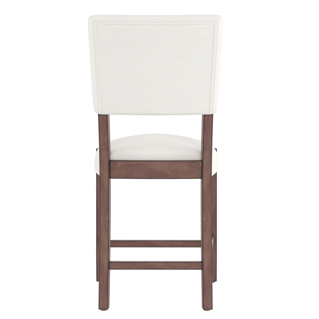 5 Piece Counter Height Dining Set With 4 Upholstered Chairs