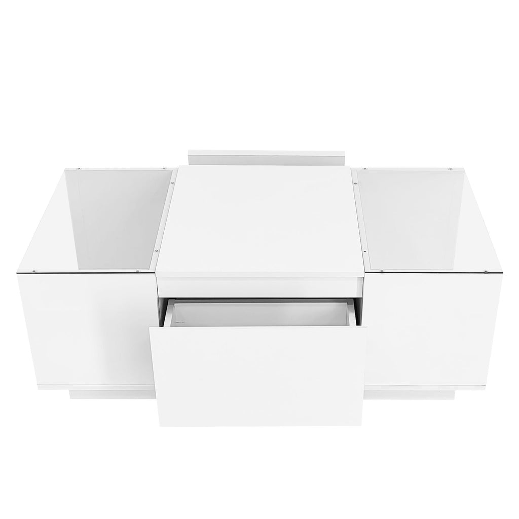 LED Coffee Table, Modern Center Table