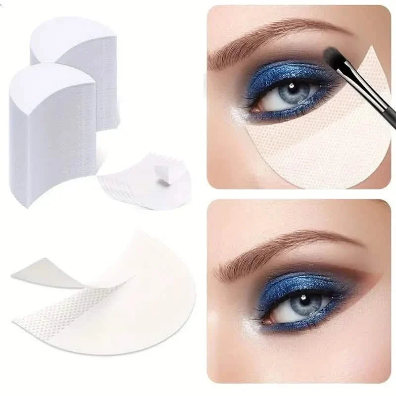 50-Pack: Alcohol-Free Protector Guards for Eyeliner, Mascara, and Lip Makeup Application