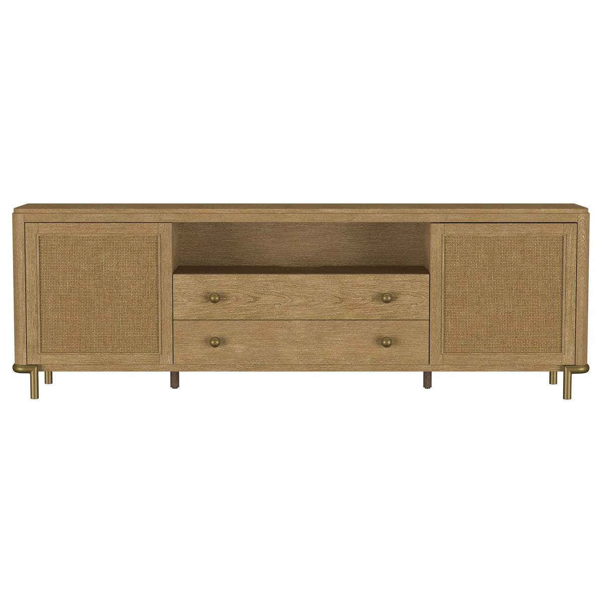 Benson - 2 Door TV Stand With Dual Drawers