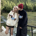 High-end Knit Sweater Relaxed-fit Pullover