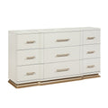 Lexington - 9 Drawer Dresser - Beige