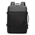 Multi-functional Boarding Solid Color Backpack Men's Waterproof Large Capacity Travel Backpack